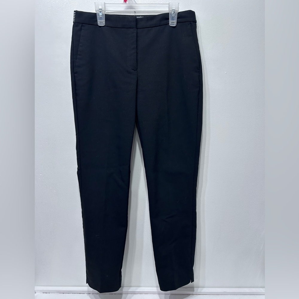 Zara Women’s Black Stretchy Straight Trouser Formal Pants Made in Turkey Size M‎